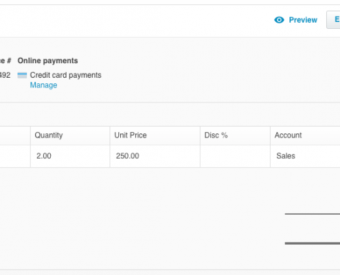 Xero screenshots