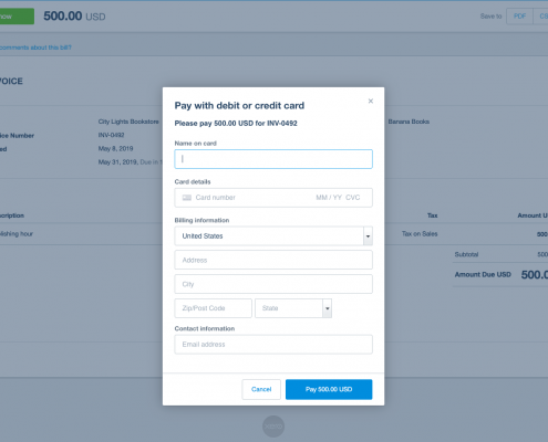 Xero screenshots