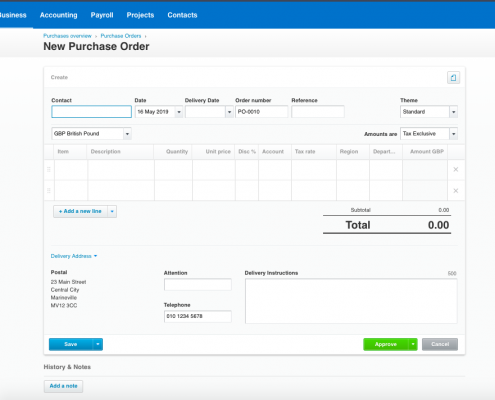 Xero screenshots