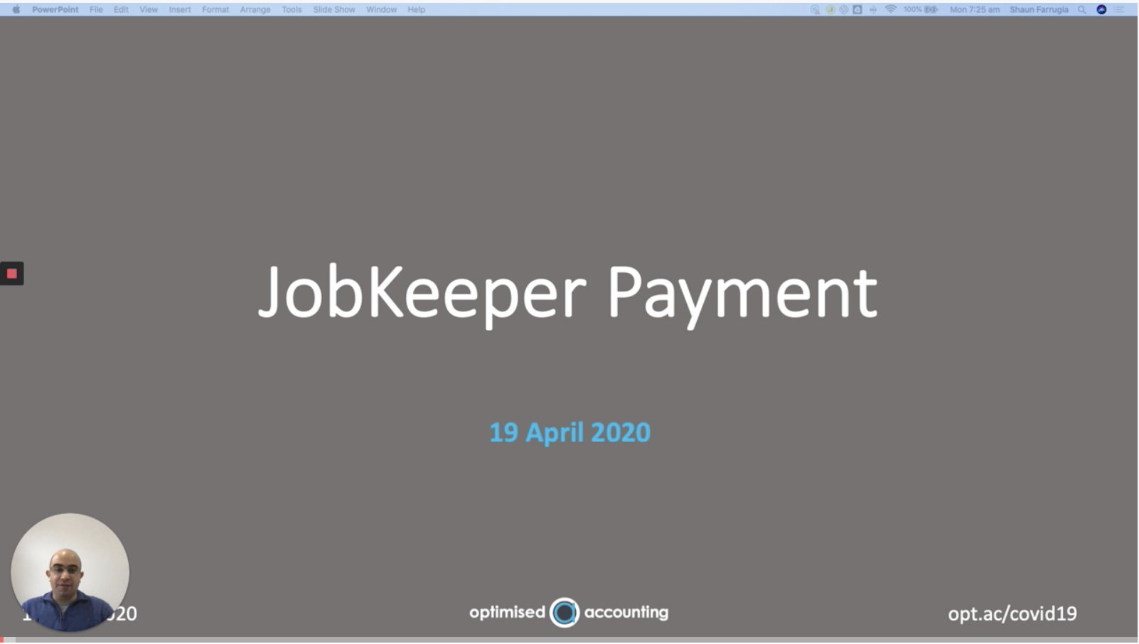 JobKeeper updated video