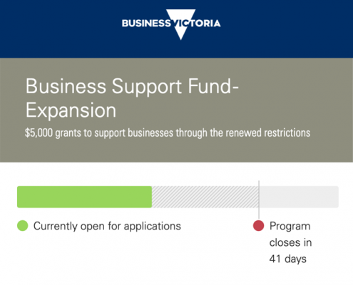 victoria business support fund