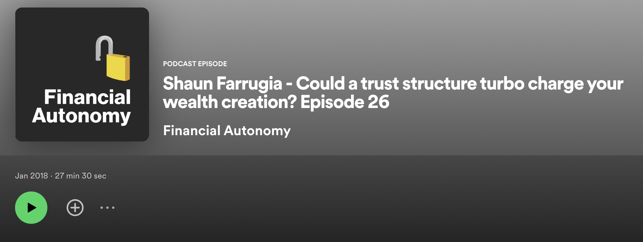 Financial Autonomy podcast